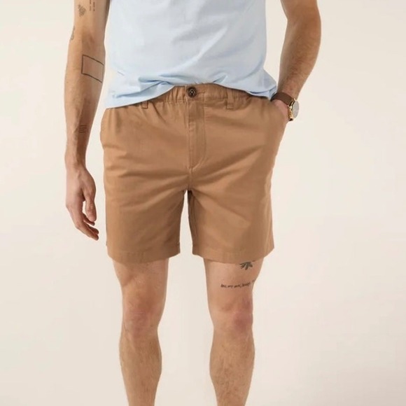 Chubbies The Travertines 7" Originals Stretch Twill – Dark Khaki Size Small– NWT - Picture 1 of 5
